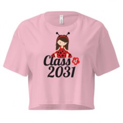 Ladies Festival Cali Crop Top Tee