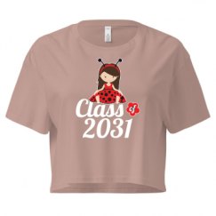 Ladies Festival Cali Crop Top Tee