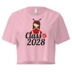 Ladies Festival Cali Crop Top Tee