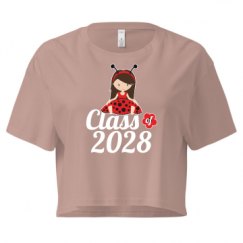 Ladies Festival Cali Crop Top Tee