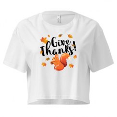 Ladies Festival Cali Crop Top Tee