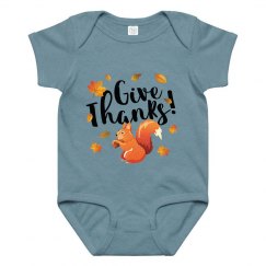 Thanksgiving Give Thanks Autumn Squirrel