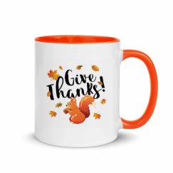 11oz Ceramic Mug with Color Inside