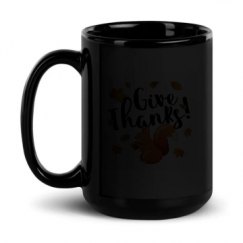 15oz Black Glossy Mug