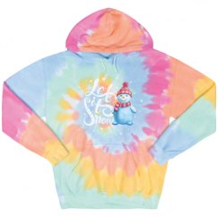 Unisex Tie-Dye Fleece Hoodie