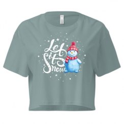 Ladies Festival Cali Crop Top Tee