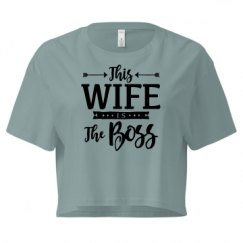 Ladies Festival Cali Crop Top Tee