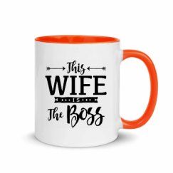 11oz Ceramic Mug with Color Inside