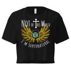 Ladies Festival Cali Crop Top Tee