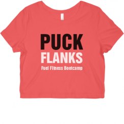 Ladies Slim Fit Crop Top Tee