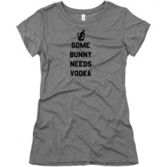 Ladies Slim Fit Super Soft Triblend Tee