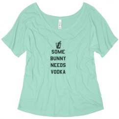 Ladies Flowy Slouchy Tee