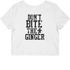 Ladies Slim Fit Crop Top Tee