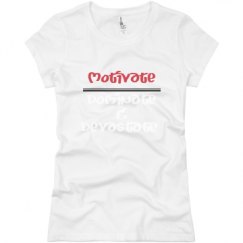 Ladies Slim Fit Basic Promo Jersey Tee