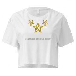 Ladies Festival Cali Crop Top Tee