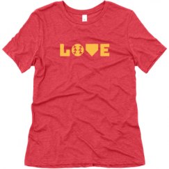 Ladies Relaxed Fit Super Soft Triblend Tee