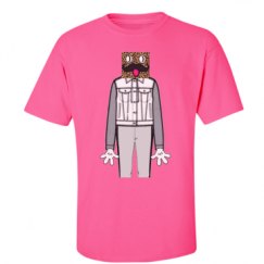 Unisex Ultra Cotton Safety Neon Crewneck Tee