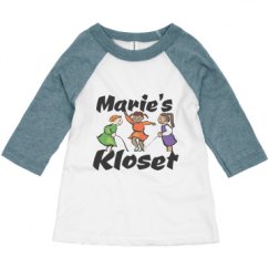 Toddler 3/4 Sleeve Raglan Tee