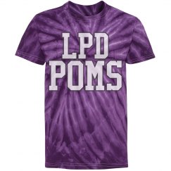 LPD Poms Tie Dye T