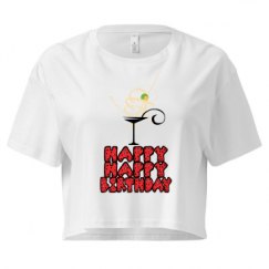 Ladies Festival Cali Crop Top Tee