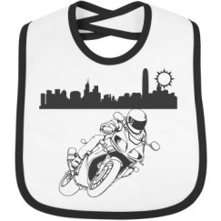 Infant Contrast Trim Bib