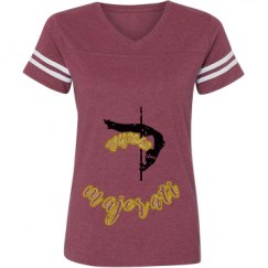 Ladies Relaxed Fit Vintage Sports Tee