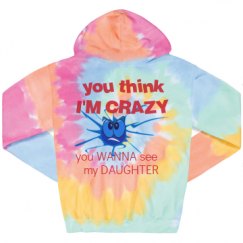 Unisex Tie-Dye Fleece Hoodie