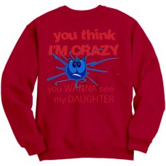 Unisex Film and Foil Crewneck Sweatshirt