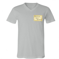 Unisex V-Neck Jersey Tee