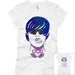 CW DATI BLUE GLITTER FACE SLIM FIT 