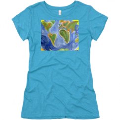 Ladies Slim Fit Super Soft Triblend Tee