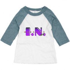 Toddler 3/4 Sleeve Raglan Tee