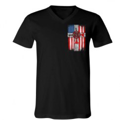 Unisex V-Neck Jersey Tee