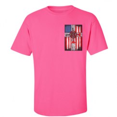 Unisex Ultra Cotton Safety Neon Crewneck Tee