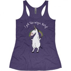 Ladies Slim Fit Super Soft Racerback Triblend Tank