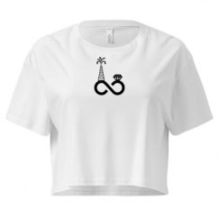 Ladies Festival Cali Crop Top Tee