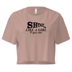 Ladies Festival Cali Crop Top Tee