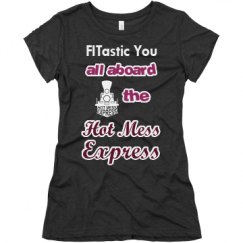 Ladies Slim Fit Super Soft Triblend Tee