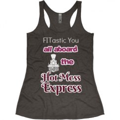 Ladies Slim Fit Super Soft Racerback Triblend Tank