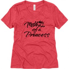 Ladies Relaxed Fit Super Soft Triblend V-Neck Tee