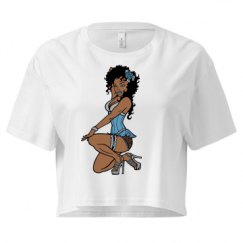 Ladies Festival Cali Crop Top Tee