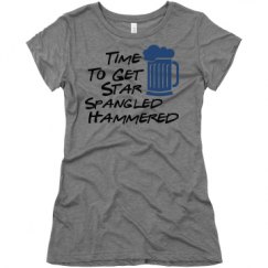 Ladies Slim Fit Super Soft Triblend Tee