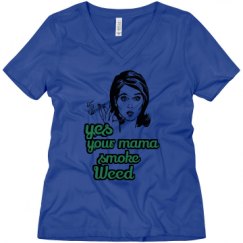 Ladies Relaxed Fit V-Neck Tee