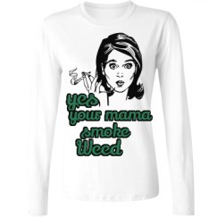 Ladies Relaxed Fit Basic Long Sleeve Tee