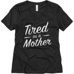 Ladies Relaxed Fit Super Soft Triblend V-Neck Tee