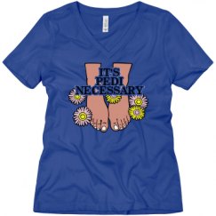Ladies Relaxed Fit V-Neck Tee