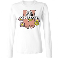 Ladies Relaxed Fit Basic Long Sleeve Tee