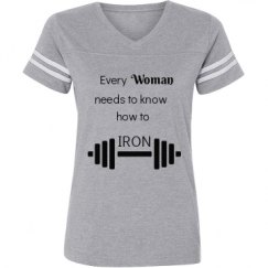 Ladies Relaxed Fit Vintage Sports Tee