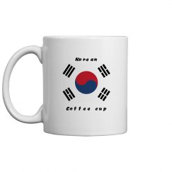 korean flag coffee cup