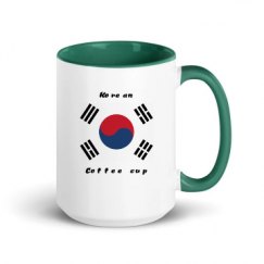 15oz Ceramic Mug with Color Inside